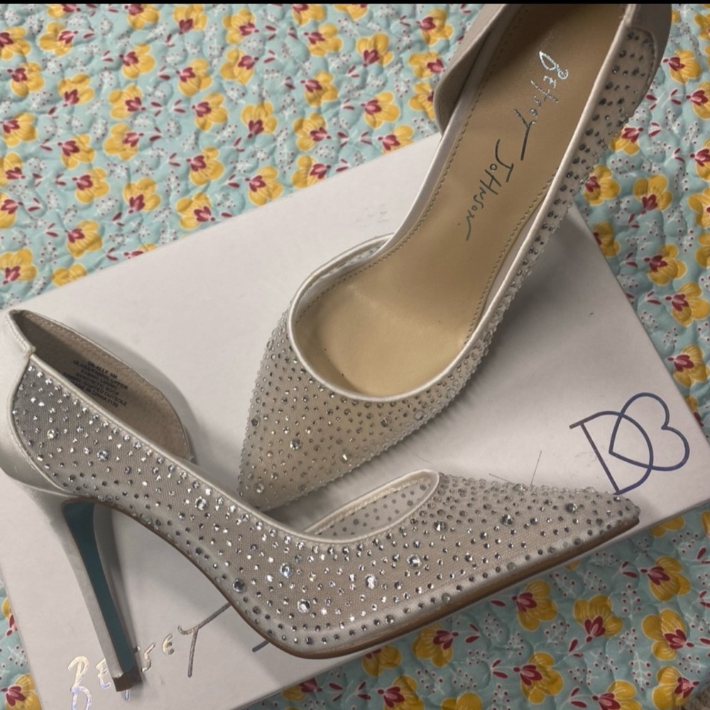Betsey Johnson Silver Women's Shoes